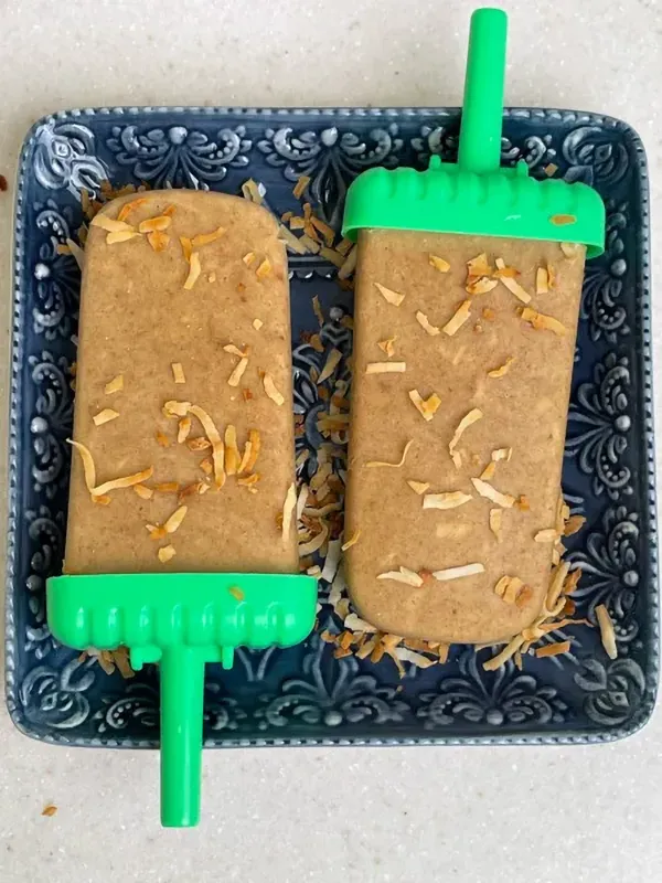 toasted coconut popsicles